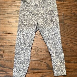Athleta Blue and Gray Patterned Leggings